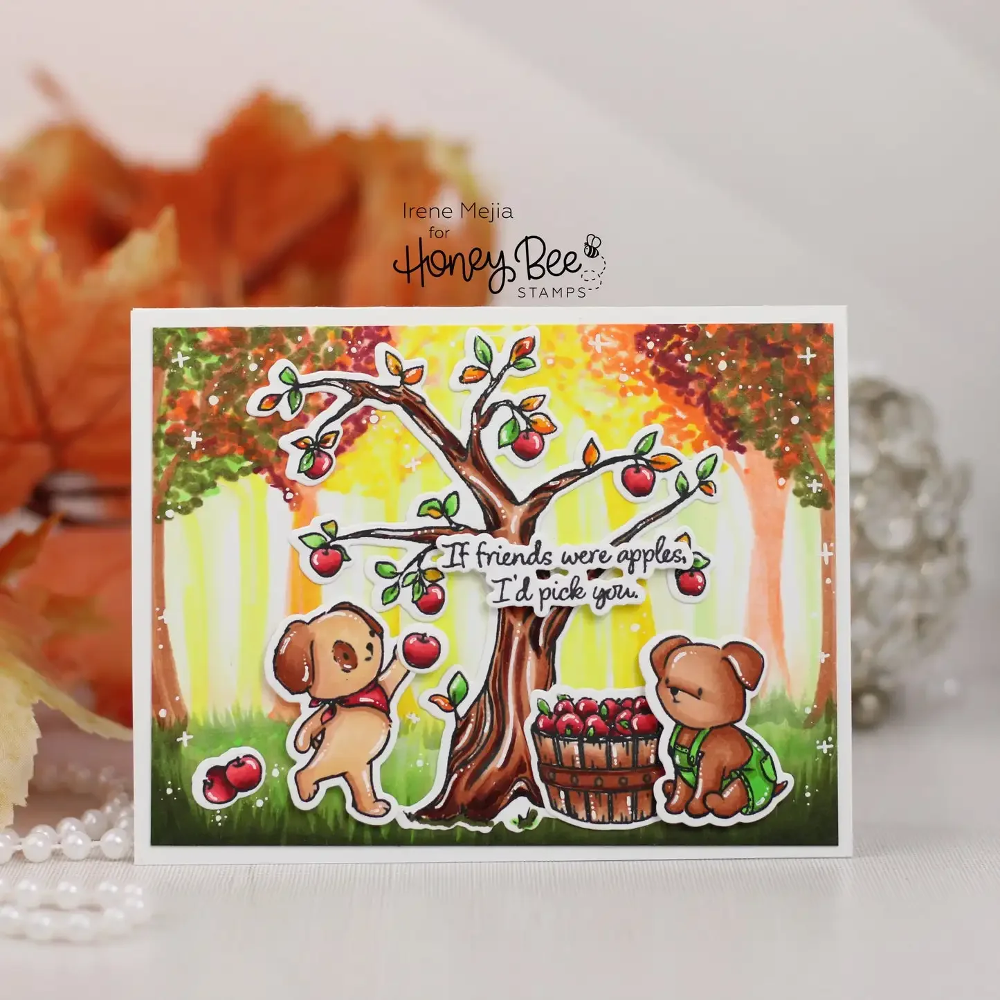 Pre-Order: Storybook Fall - Honey 2024 August Dies Stamps For Diy Scrapbook/Photo Album Decor Embossed Handmade New