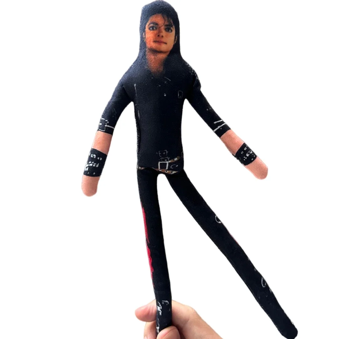 Neue Anime Michael Jackson Cosplay Requisiten-Puppe Plüsch-Stofffigur mit Beweglichen Gelenken Raumdekoration Geschenk für Fans – Detail 5