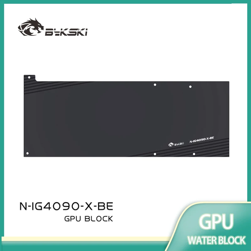 Bykski N-IG4090-X GPU Block for Colorful iGame RTX 4090 Single Turbine Video Card Water Cooler / Full Cover / All Metal Radiator