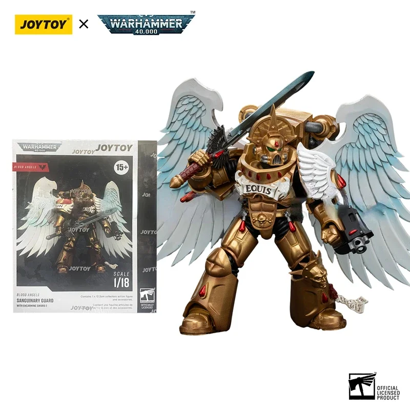 JOYTOY 1/18 Action Figure 40K Blood Angels Sanguinary Guard อะนิเมะทหาร