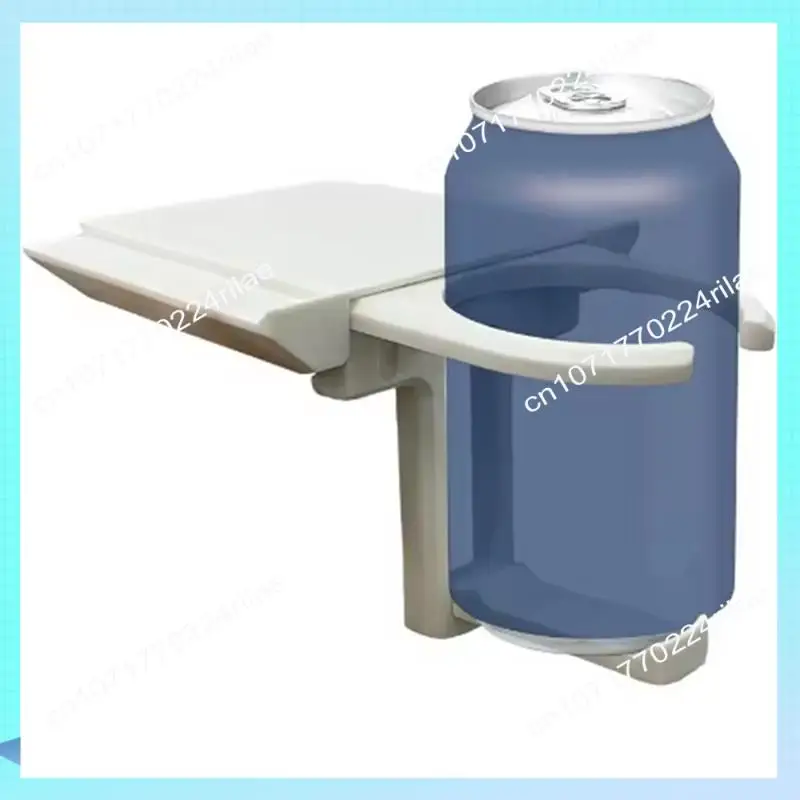 

A17Z Under Table Folding Cup Holder Retractable Water Bottle Holder Soda Rack Headset Hanger Hat Organizer For Home School