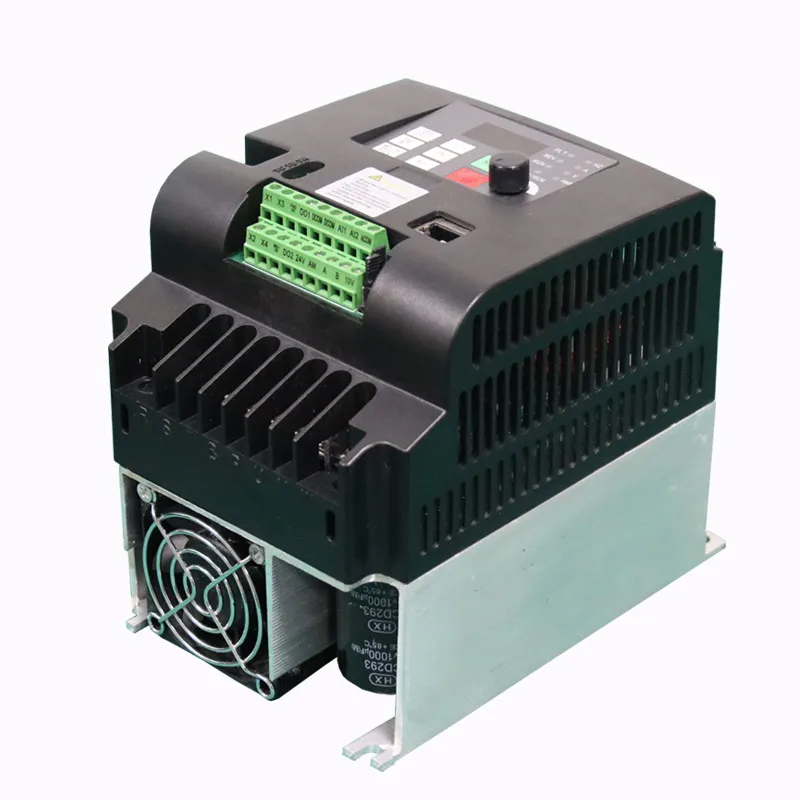 VFD 1.5kw 2.2KW 3kw 4kw 5.5kw 7.5kw 11kw inverter Boost Inverter di frequenza AC 1 fase 220V ingresso a 3 fasi 380 V uscita