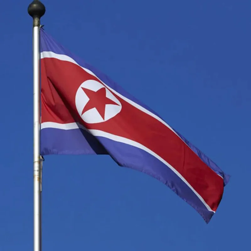 5 Pcs/lot North Korea National Flag 90x150cm North Korea Flag Democratic People's Republic of Korea National Flag wholesale