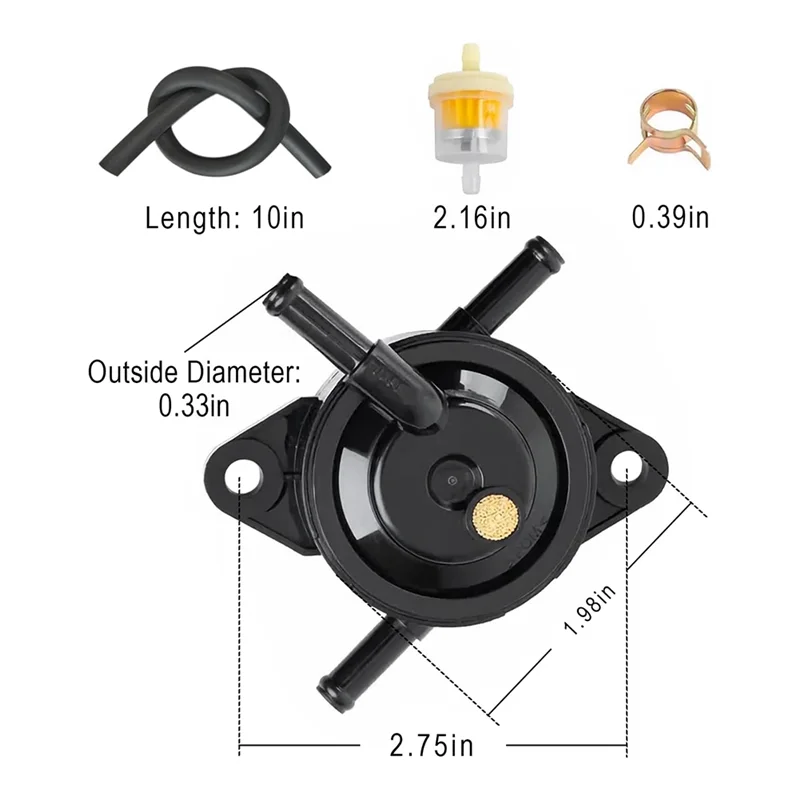 For Kawasaki FR FS FX Series Engines Fuel Pump 49040-0770 49040-7008 For FR691V FR651V FR730V FS600V FS651V FS691V