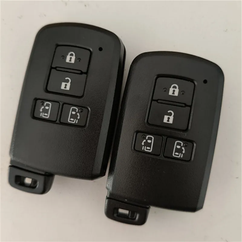 

4 Button Smart Remote Key Shell Case Cover For Toyota Landcruiser Camry Corolla Replacement Key