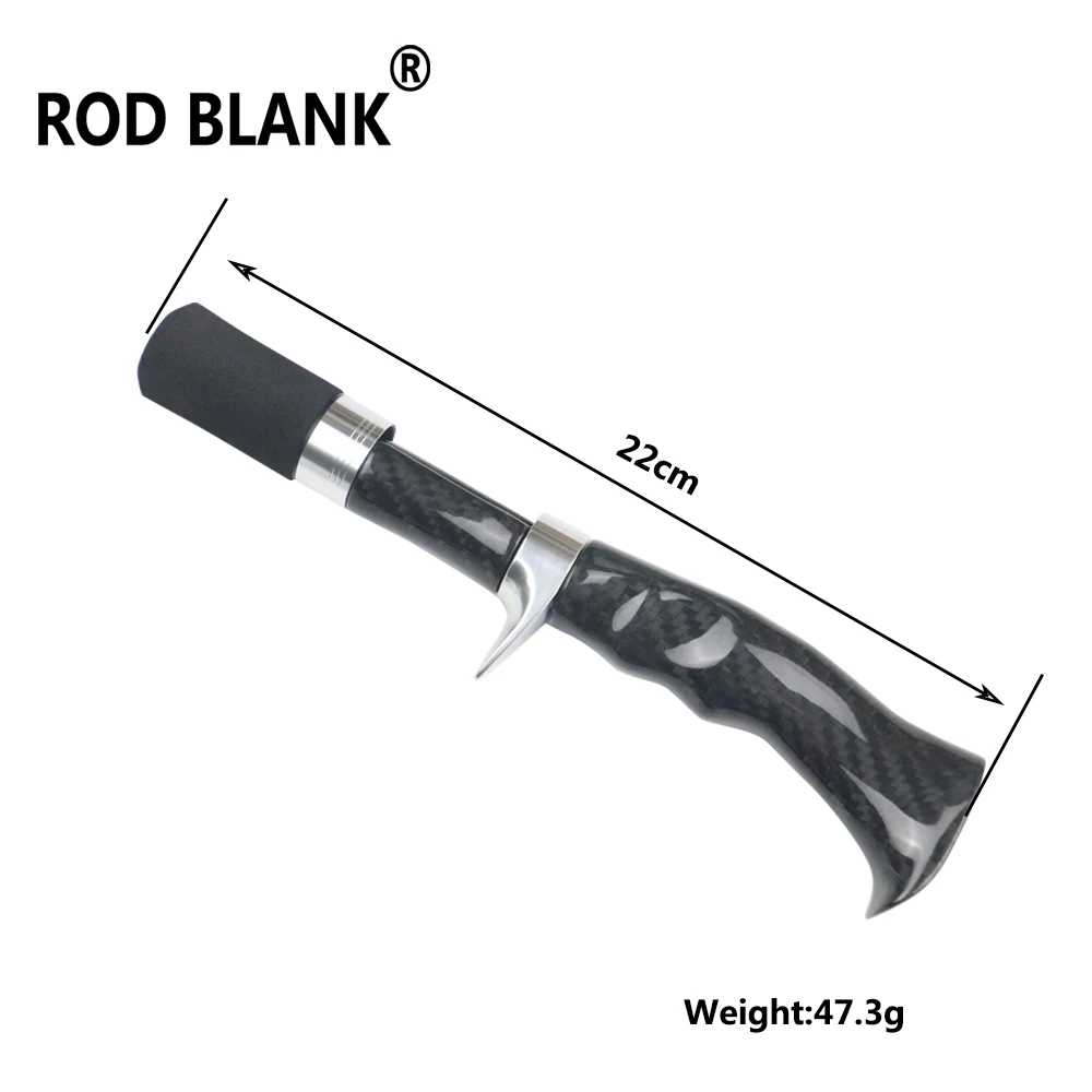 Rod Blank Spinning Casting 3K Carbon Fiber Reel Seat Carbon Fiber grip Fishing Rod Building Component Rod DIY Repair Accessory