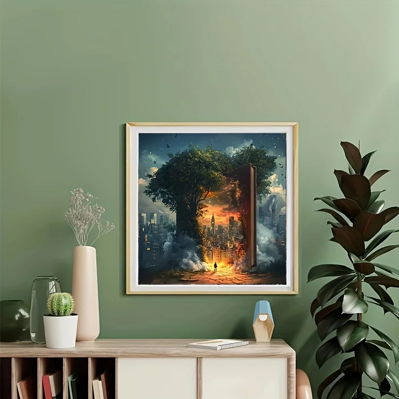 마법의 세계 게이트 1000피스 미니 종이 퍼즐 |   14.96x114.96 인치 (38x26cm) |   섹션 가이드 백킹 |   파티 게임