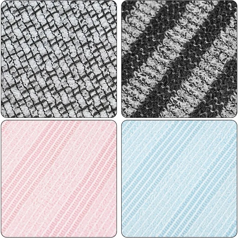 Отшелушивающая мочалка Полотенце для душа Скрубберы для спины Легко чистится Быстросохнущая Нежная Прочная для гладкой кожи Ежедневное использование