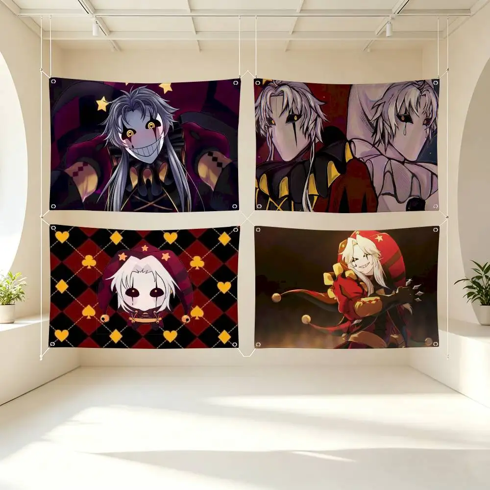The Freak Circus Pierrot  Flags for Bedrooms Home Decor Items Outdoor Decors Garage Decoration Flaga