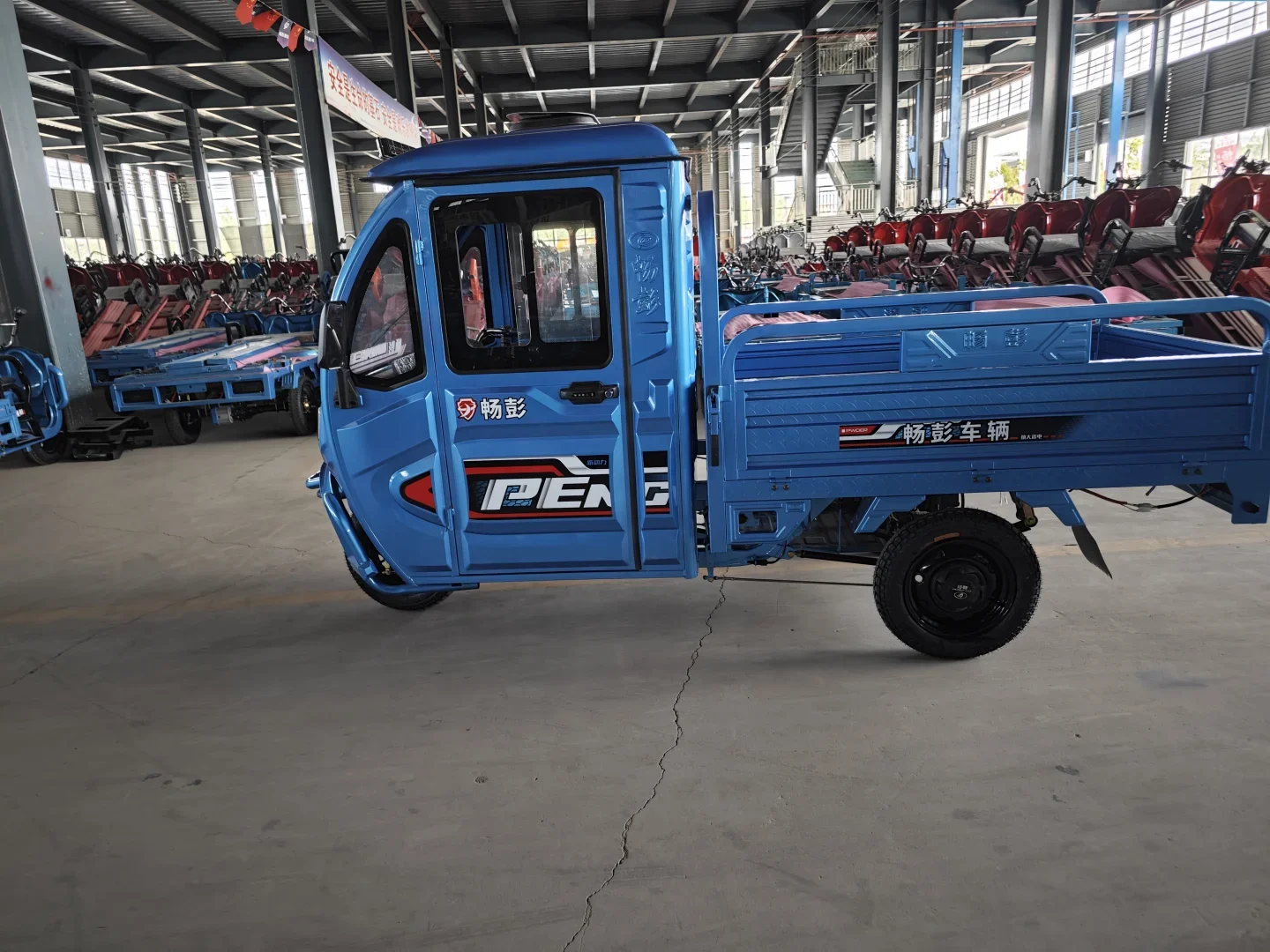 In Stock Triciclo Electrico Farm Tricycle Three Wheels Electric Tricycle 60V Cargo Closed Eec Tecno 10 Promoto Electric Tricycle