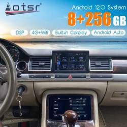 Android 12 8 Inch 256G Car Radio for Audi A8 A8L 2004-2011 IPS Screen Audio Navigation Multimedia Player GPS Carplay