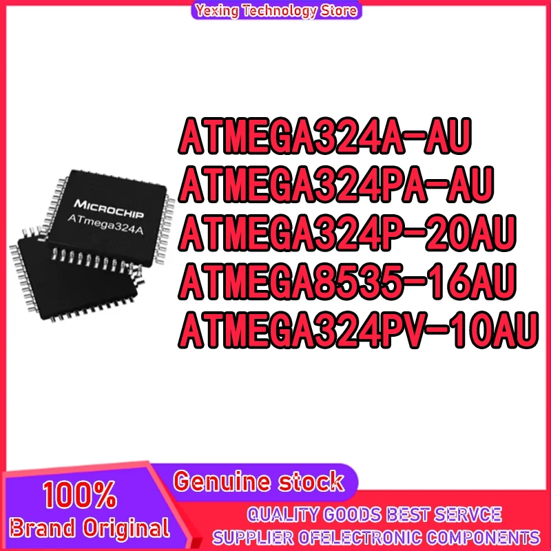 ATMEGA324A-AU ATMEGA324PA-AU ATMEGA324PV-10AU ATMEGA324P-20AU ATMEGA8535-16AU ATMEGA IC MCU رقاقة TQFP-44 في المخزون #2