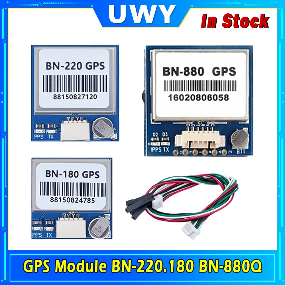 BN‑180 BN‑220 BN‑880Q GPS Module GNSS Receiver Module GPS GLONASS BDS Dual Mode Positioning Module PPS Timing