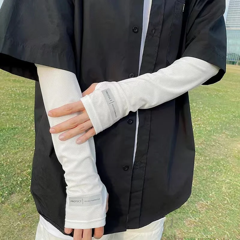Ice Anti-sunburn Sleeve Summer Uv Solar Arm Sleeves Women's Driving Sun Protection Long Sleeve Anti-UV Cycling Sleeves Loose