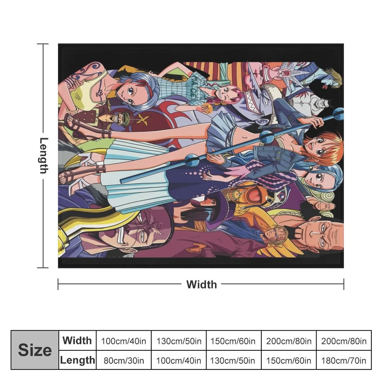 Horizontal large blanket size version. Friends and enemies Throw Blanket for winter Decorative Sofa Summer manga Blankets