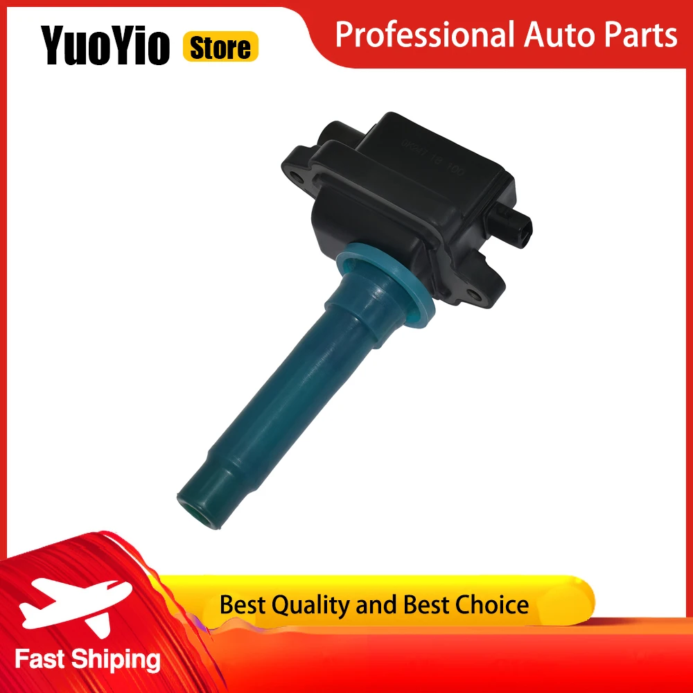 YuoYio 1Pcs New Ignition Coil 0K247-18-100 For Kia Spectra Base EX LS LX Sedan 4-Door