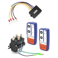 Wireless Remote Control Winch Kit 12V, 250A, Waterproof, Solenoid Relay Contactor+ 2Pcs Wireless Winch Remote Control