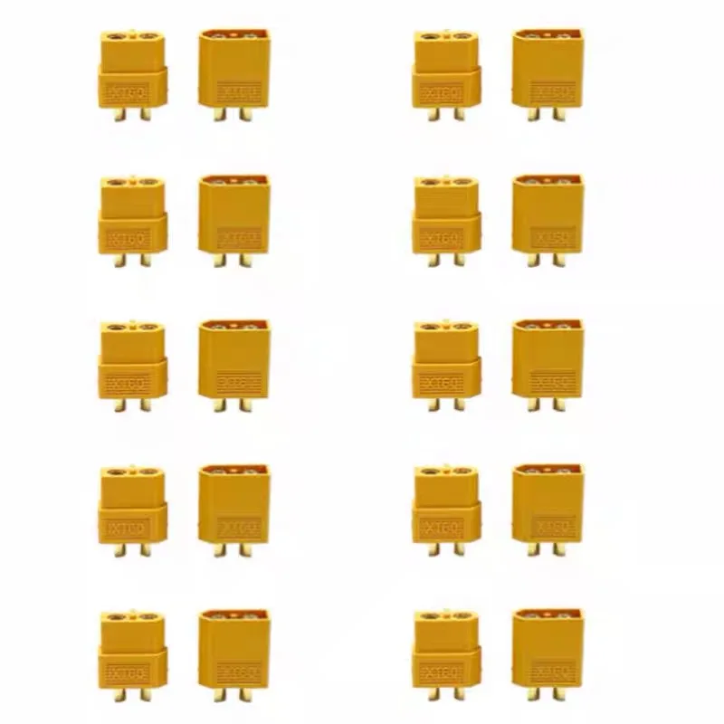 

XT60 Connector XT60 Male Female Bullet Connectors Power Plugs for RC Lipo Battery Motor