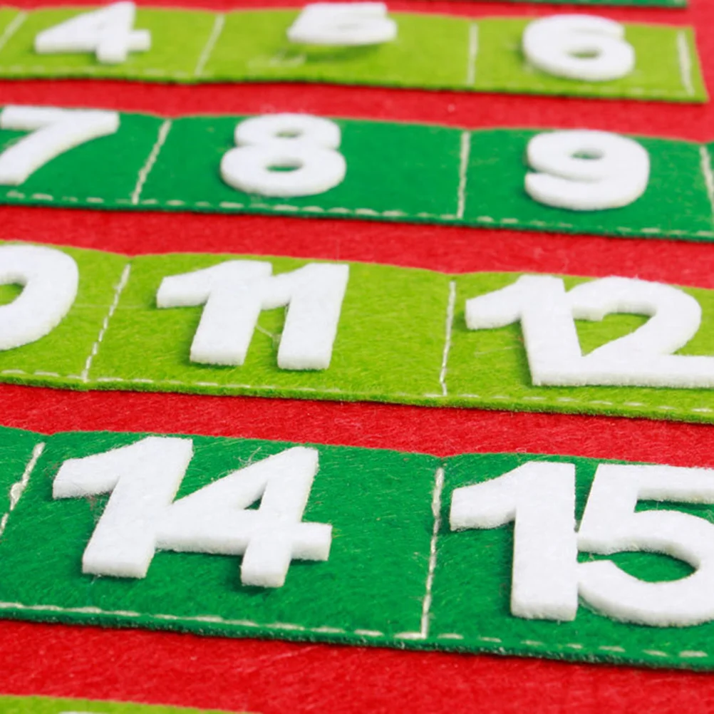 

Christmas Tree Hanging Ornament Fashion Non-Woven Fabric Christmas Cheer Home Decor Perfect Gift for Children Calendar