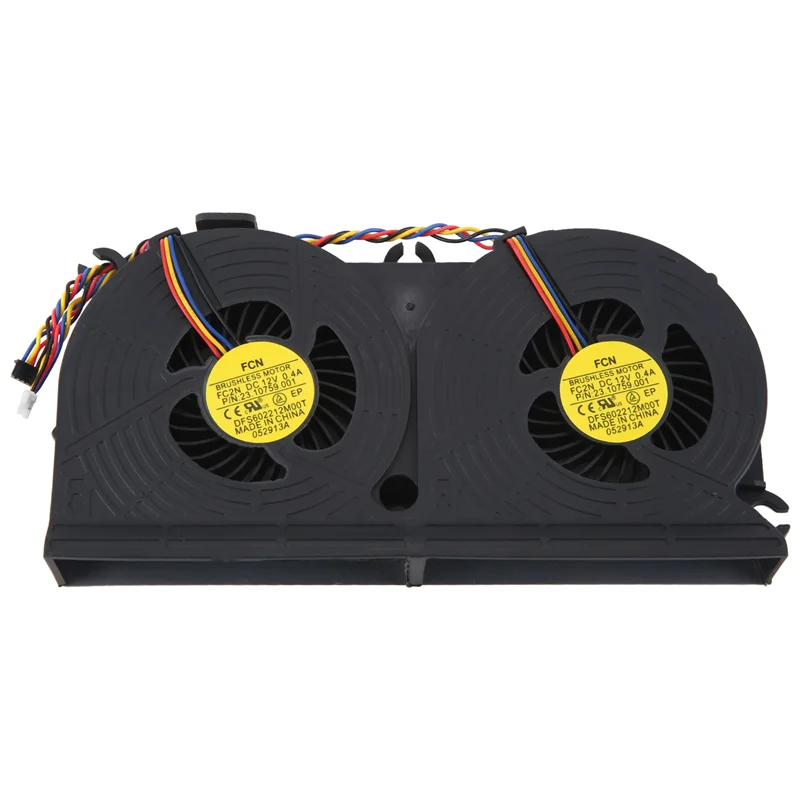 مشعاع كمبيوتر محمول عملي مروحة مزدوجة وحدة المعالجة المركزية بديل للكمبيوتر المحمول HP ELITEONE 800 G1 705 G1 كمبيوتر محمول تيار مستمر 5 فولت 733489-001 سهل الاستخدام