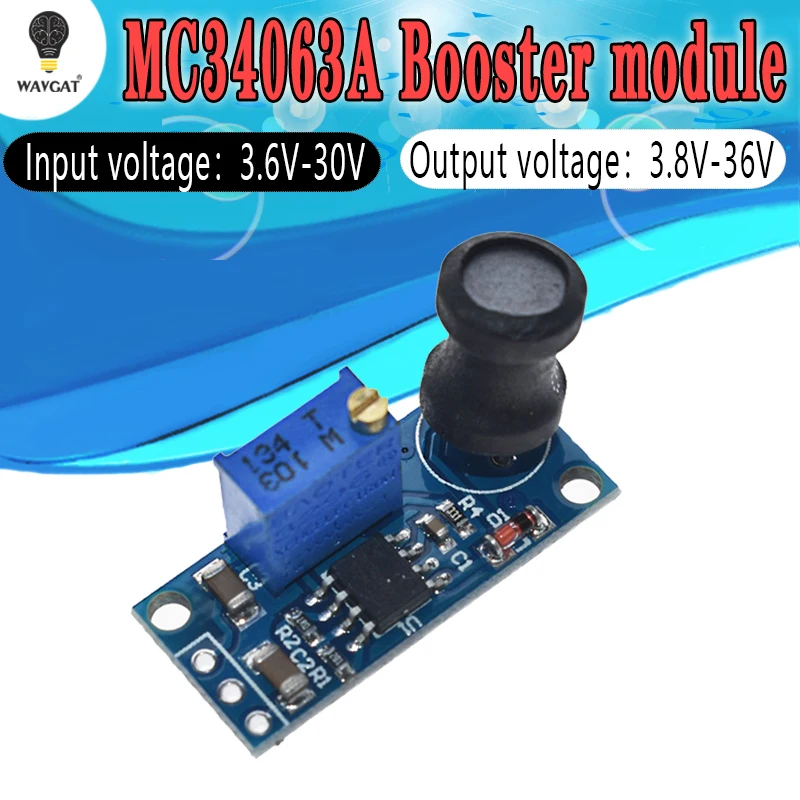 WAVGAT MC34063A  Positive Voltage Negative Voltage Module DC-DC 3.6v-36v Reverse Voltage Module MC34063