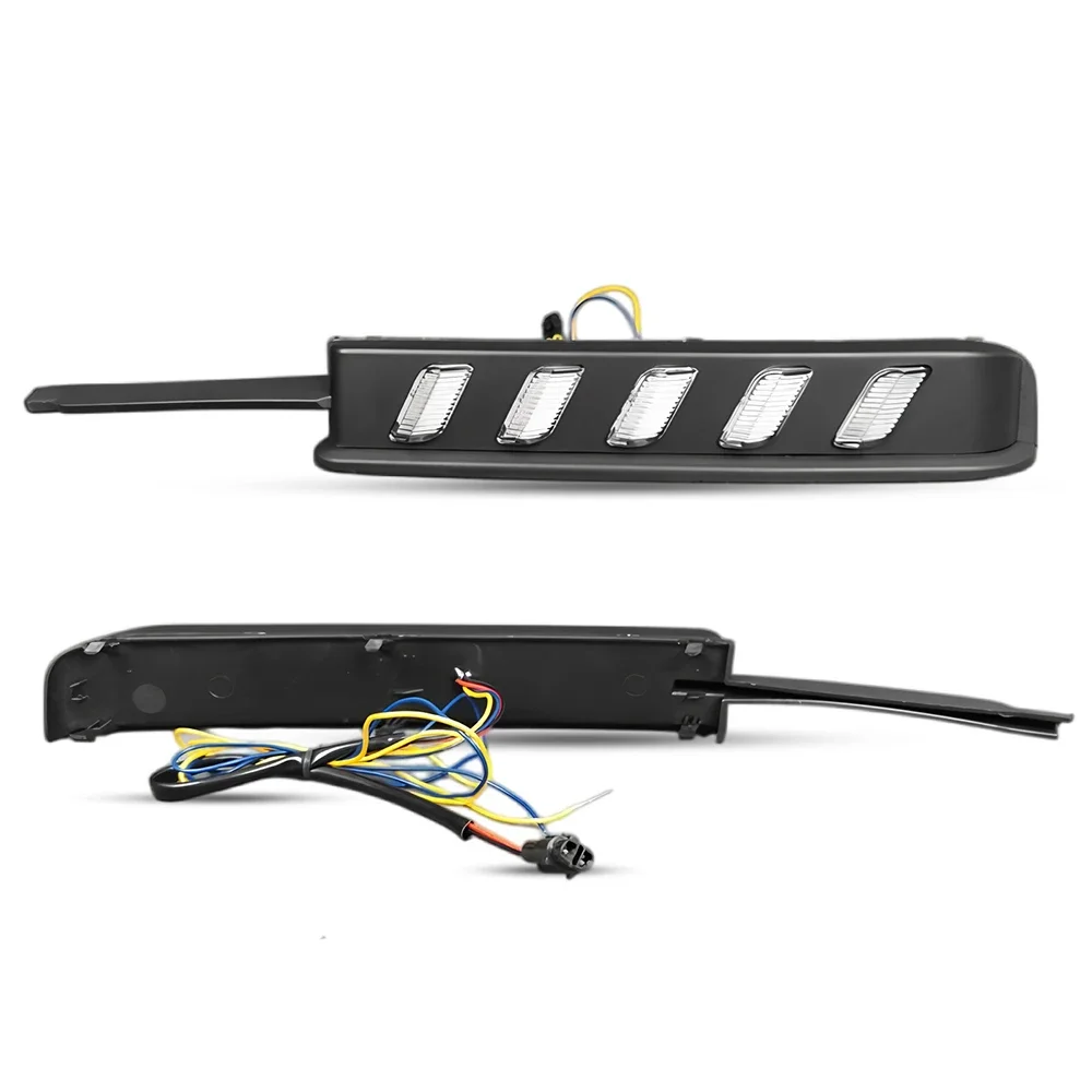 2Pcs /Set LED DRL Car Daytime Running Light Lamp For Toyota MARK X 2004 2005 2006 2007 2008 2009 Front Bumper Day Lights detail image 2
