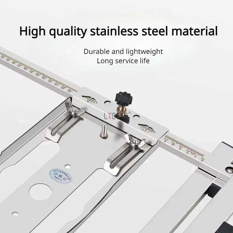 Imagem -03 - Edge Guide Posiçãoing Cutting Machine Posicionador para Circular Saw Cutter And Trimmer Wood Board Tool