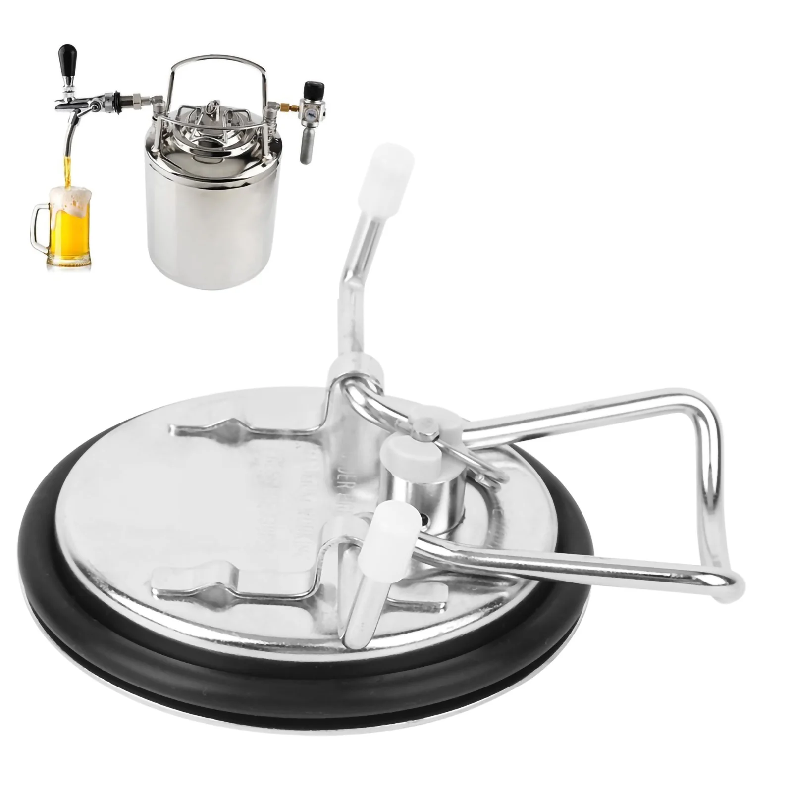 

Крышка бочонок для карбонации, сменная крышка бочонок из нержавеющей стали, карбоновая крышка для газированного пива, крышка бочонок для домашнего пивоварения, крышка бочонок из нержавеющей стали, крышка бочонок