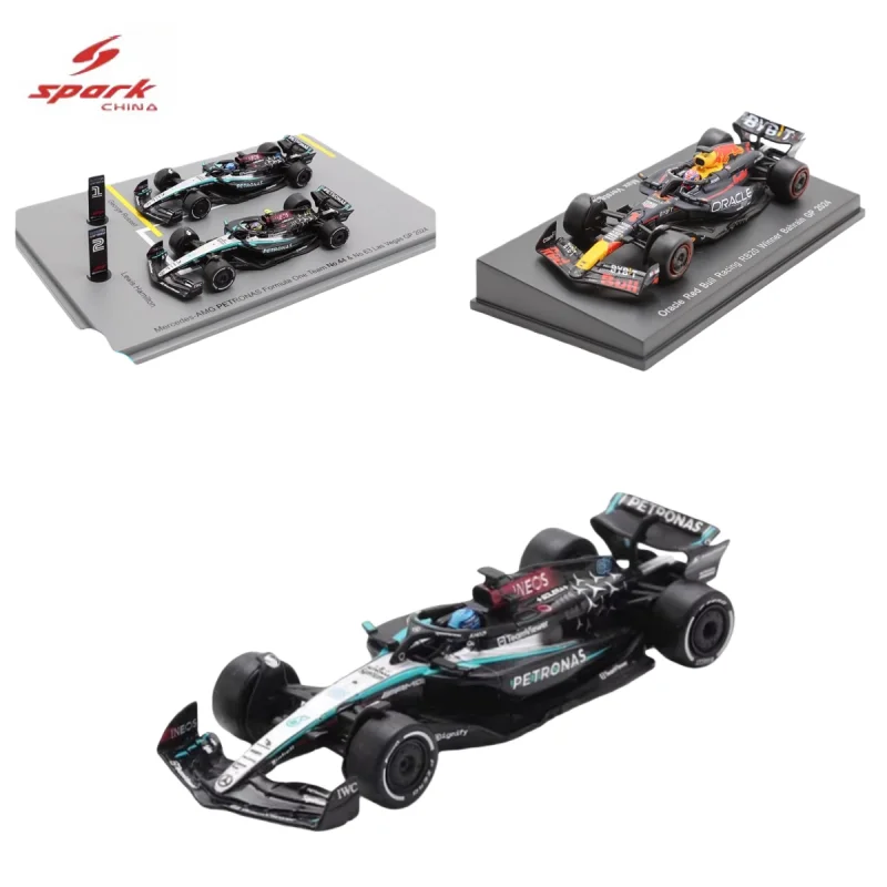 スパーク-1-64-2024-f1-グランプリ-レーシングカー-アストンマーチン-シミュレーション合金カーモデル、男の子のおもちゃ、大人のコレクターズアイテム。