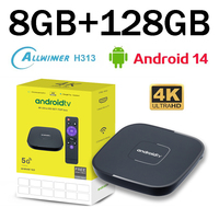 Q96 A1 TV Box Android 14 HD 4K WiFi 4G Allwinner H313 Quad Core Smart Media Player 8GB 128GB Android 14 Set-top Box iptv