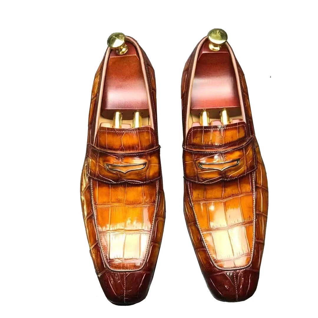 

chue new men formal shoes male crocodile shoes wedding shoes business office shoes