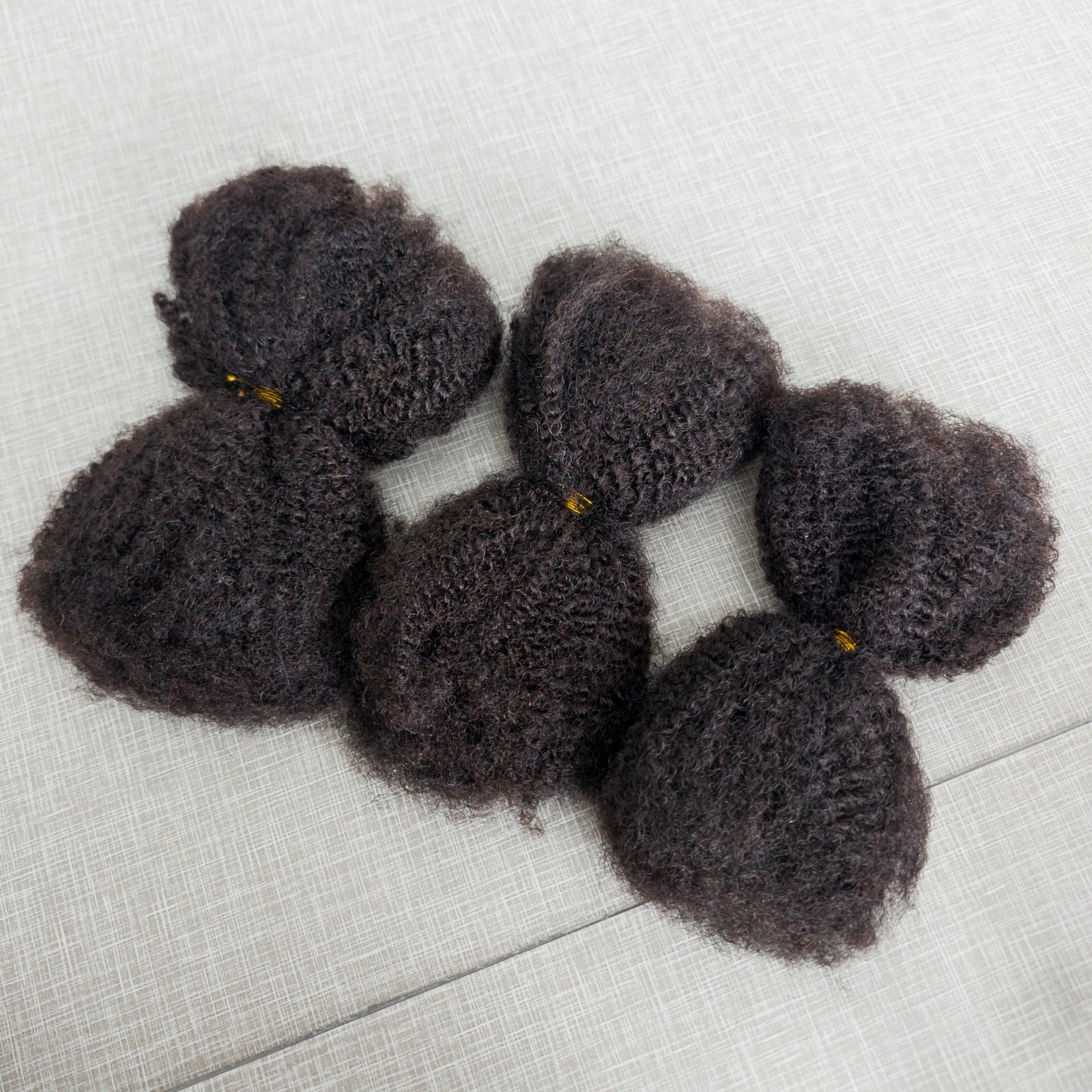 30 جرام/الحزمة 10-18In 4C شعر بشري أفرو غريب السائبة 100% شعر بشري ناعم أفرو غريب شعر بشري لوكس ملحقات/التقلبات/الضفائر