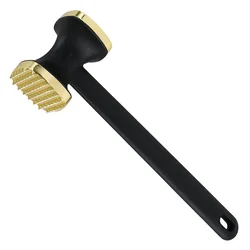 Steak Hammer Mallet Double-Sided Zinc Alloy Food-Grade Maximizes Food Flavor Meat Hammer with Ergonomic Handle for Home Cooking