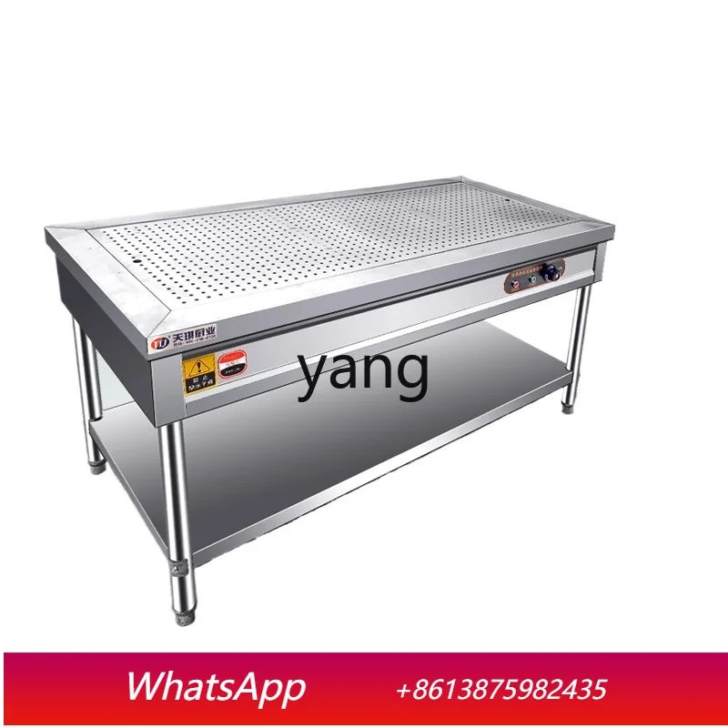 

cQ stainless steel cooked food insulation selling rice steamed dishes desktop commercial small self-service electric heating