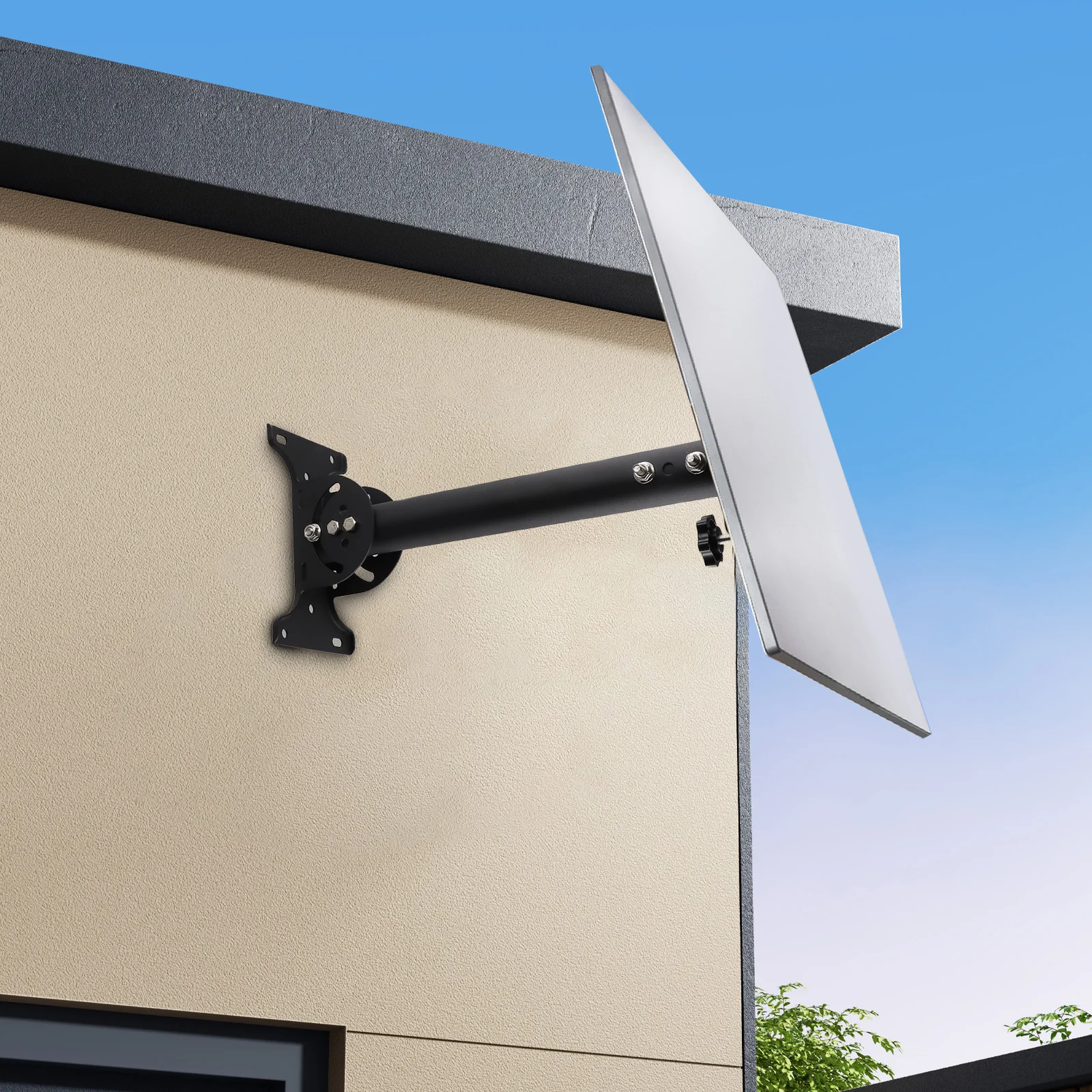 

Adjustable Wall Mount Kit Motorhome Adjustable Pole Mount Expansion Screws Hassle-Free Installation Lag Screws