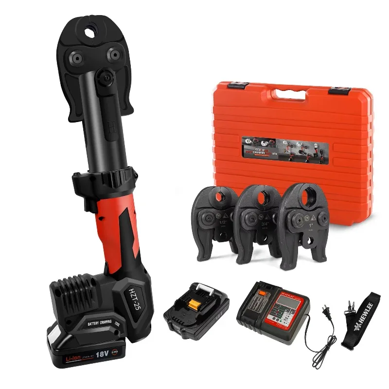 

【Factory Price】HZT-25 Portable Electric BatteryHydraulic Copper Pipe Crimping Tools Air Conditioning Pipespex,multilayer,other