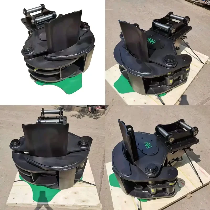 2026 Manual Garden Shredder Tree Shear Wood Chipper Shredder for Mini Excavator Tractor