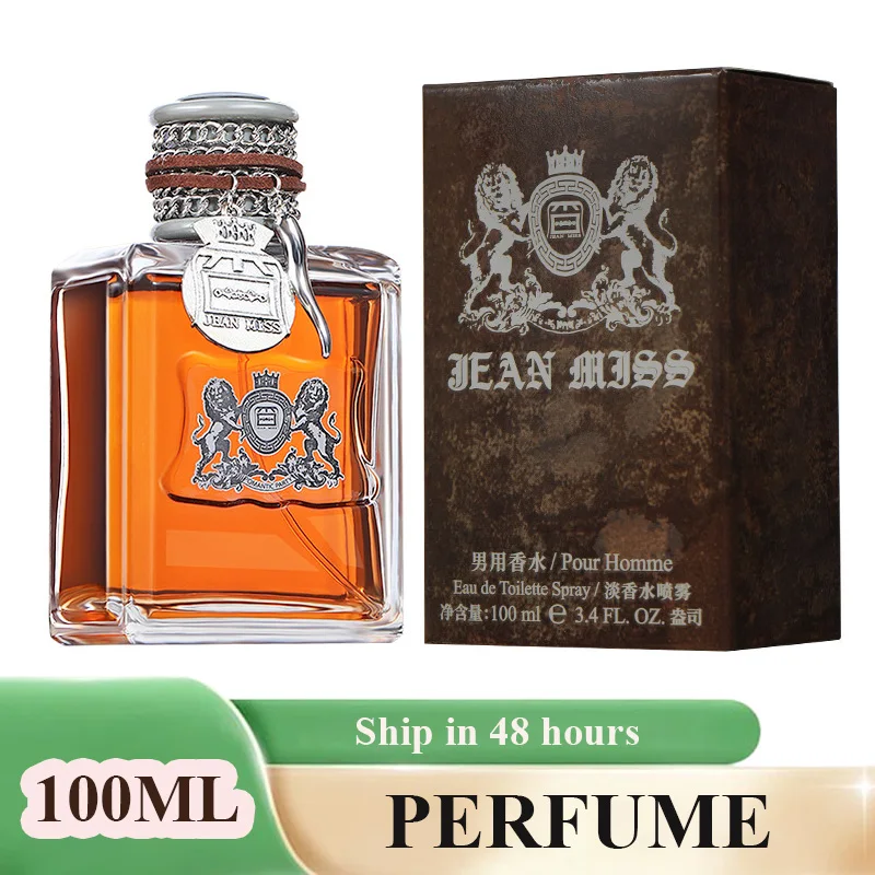 

Men's Perfume 100ML Ebony Men Sandalwood Eau De Perfume Spray Long Lasting Romance Attract Women Valentine Day Gift Pheromone