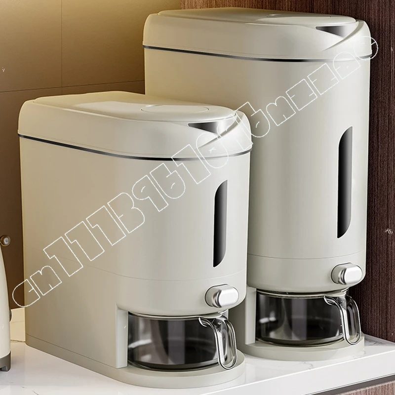 

Bucket Household 2026 New Sealed Rice Tank Box Insect-proof and Moisture-proof Kitchen Rice Storage Container High-end