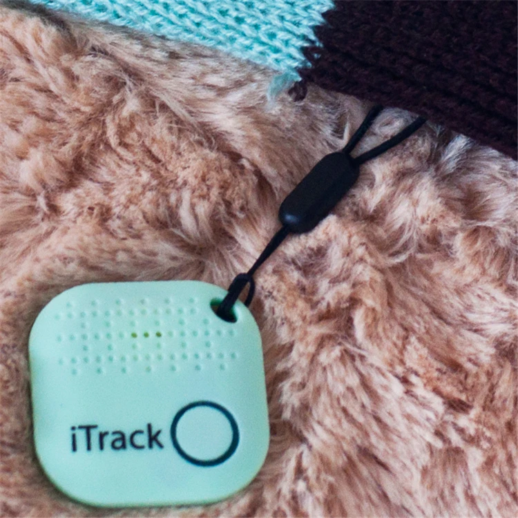 2 قطعة مكتشف المفاتيح ومحدد موقع العناصر ITrack 2 يدعم جهاز تعقب بلوتوث "Findmy".