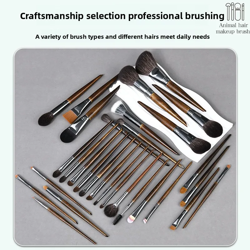 30/24/22/15/14pcs Set di pennelli per trucco occhi Strumenti per trucco Pennello per ombretto Pennello per correttore Pennello per sfumare Pennello per labbra per trucco