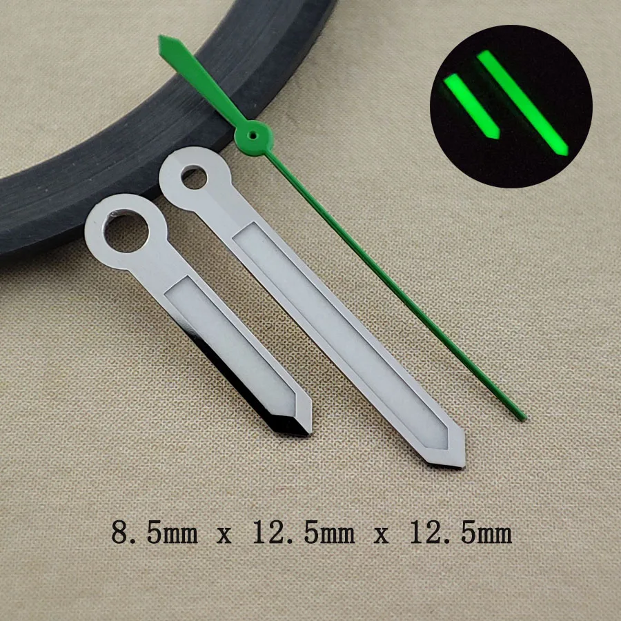 NH35 Hands NH36 Hands Silvery Pointer Green luminous Hands Watch Accessories Suitable For NH35 NH36 4R Movement