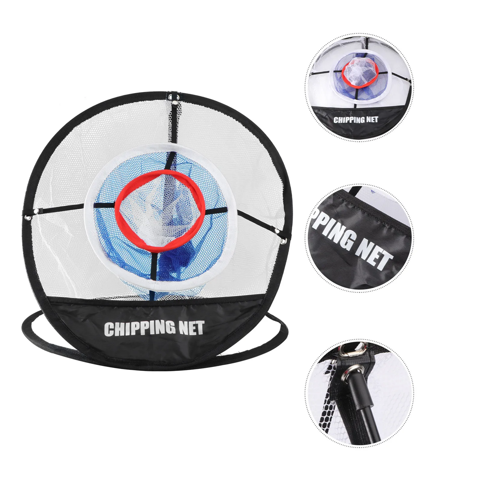 

Chipping Net Golf Training Aid Foldable Compact Design for Home Driving Range Practice Indoor Outdoor 3-Target Pocket Accuracy