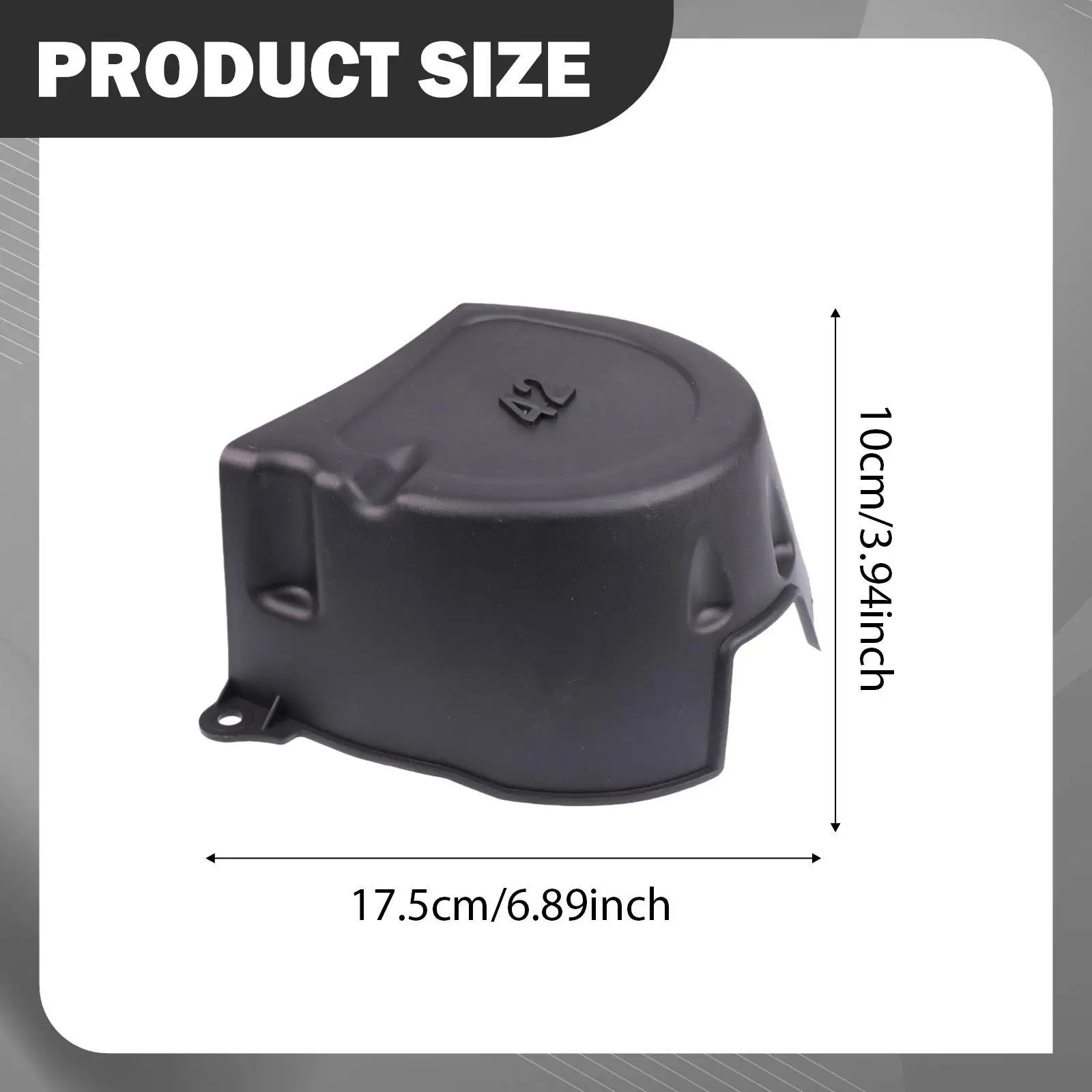 Right Hand Belt Protection Cover Guard Plastic Mower Attachment for E110 E120 E130 X105 X145 LA105 LA135