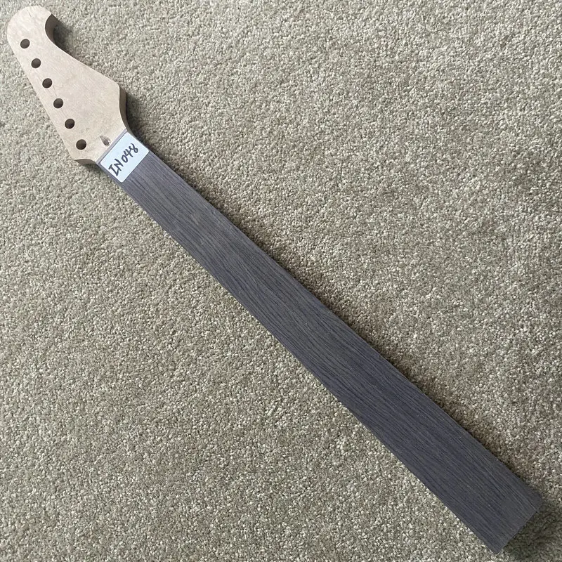 

iN048 Raw Materials of Tremolo Model ST Guitar Neck Maple+Rosewood No Frets No Paints for DIY Use