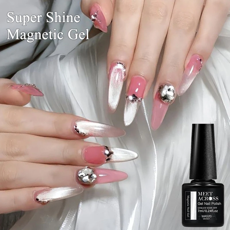 2 قطعة سوبر تألق المغناطيسي جيل للأظافر عدة هيما الحرة الأشعة فوق البنفسجية LED صالون الأظافر لوازم هلام للتقليم DIY تصميم طويل الأمد Saok قبالة #3