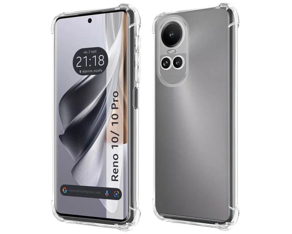 For Oppo Reno 10 5G / 10 Pro 5G 5G Clear Anti-knock Silicone Cover