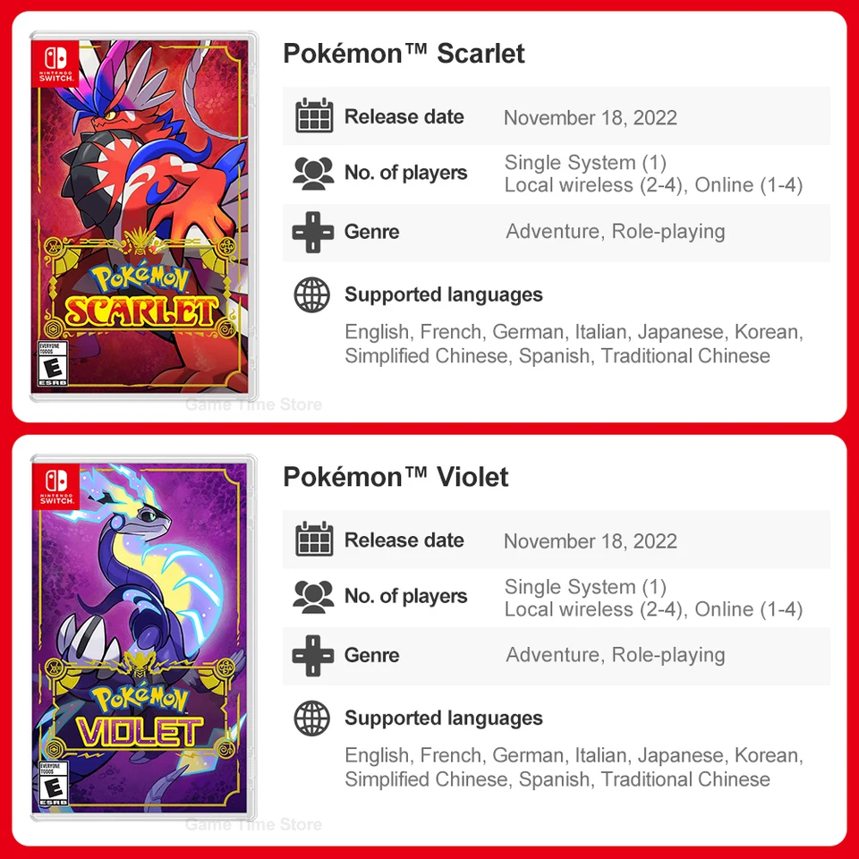 Nintendo Switch用ポケモンゲームカード,パールダイヤモンド,ソード