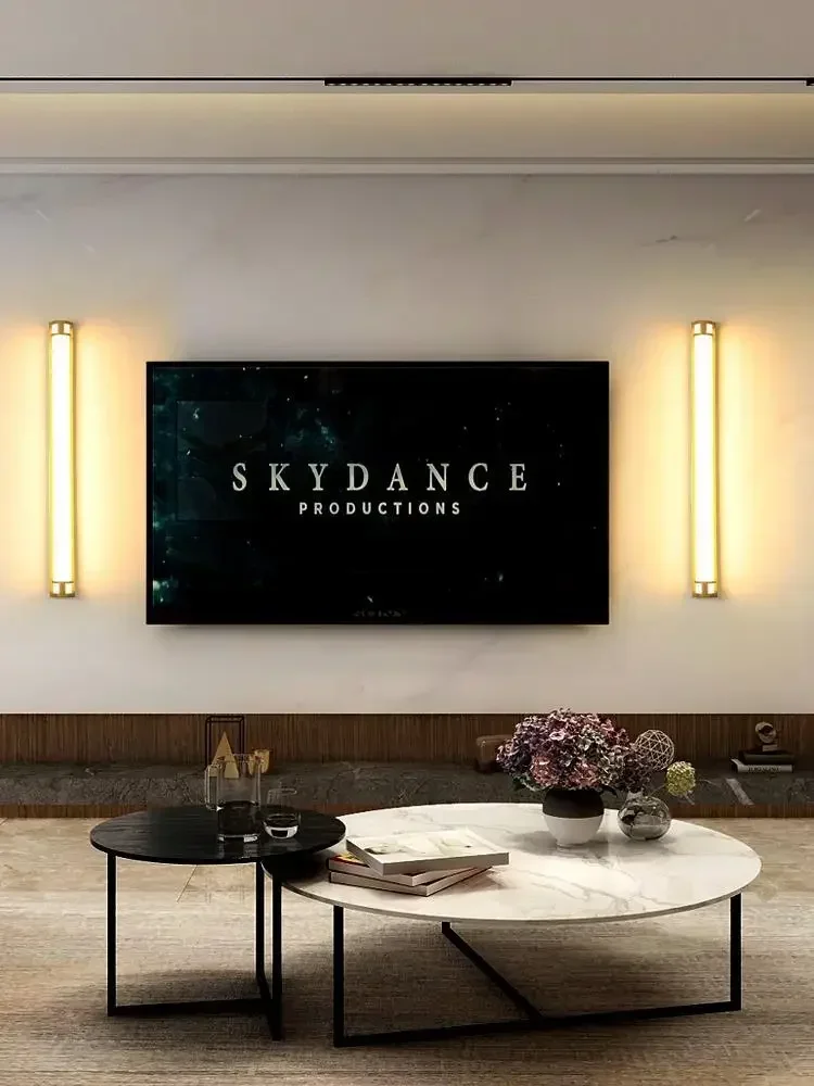 2021 جديد في الهواء الطلق الجدار مصباح إضاءة مقاومة للماء أضواء طويلة حديقة فيلا الشرفة الشمعدان ضوء الذهب الأسود 110 فولت 220 فولت الشمعدان الإنارة #2