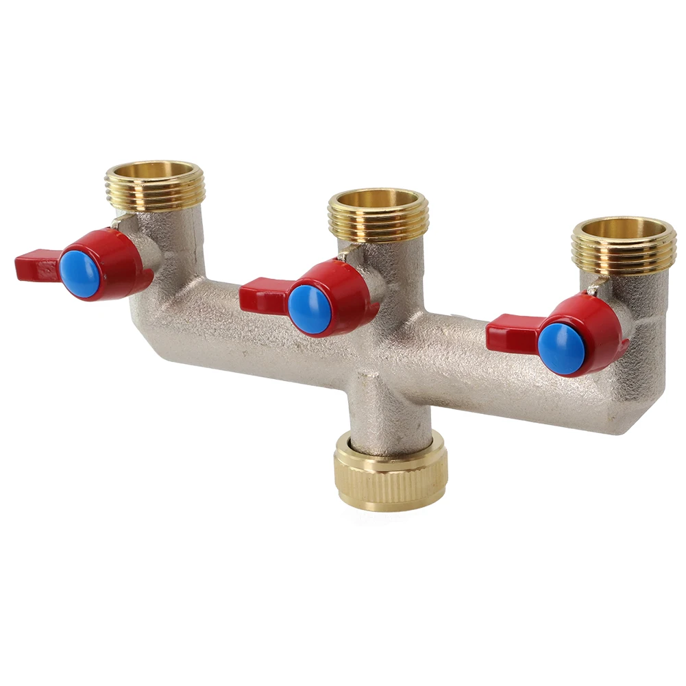 

Adjustable Flow Control 3-way Water Connector 170x85x50mm Versatile For Various Equipment Fits Standard 3 4 Inch Hoses
